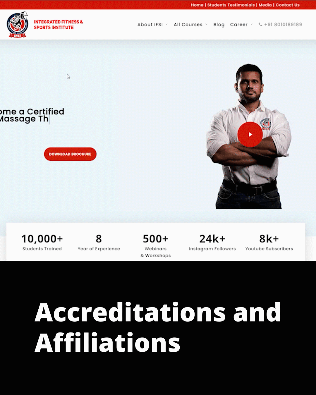 Accreditations and Affiliation GIF